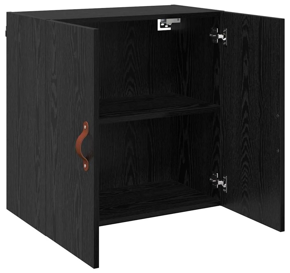 vidaXL Ντουλάπα Τοίχου Μαύρη δρυς 60 x 31 x 60 εκ. Επεξεργασμένο ξύλο