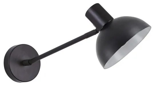 Απλίκα Φωτιστικό Τοίχου 1xE27 Καμπάνα Μαύρο Adept Homelighting-77-8325-Μαύρο 77-8325