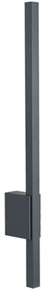 Φωτιστικό Τοίχου E287 9,5x4,5x80cm Led 1400Lm 12W 3000K Graphite Aluminum,PC