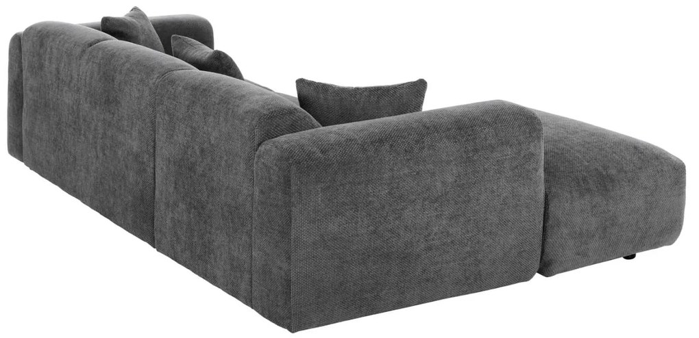 ΚΑΝΑΠΕΣ ΓΩΝΙΑ (ΑΡΙΣΤΕΡΗ) BRICKEN HM3275.04L ΑΝΘΡΑΚΙ ΥΦΑΣΜΑ 110-282x98-160x72Υεκ.