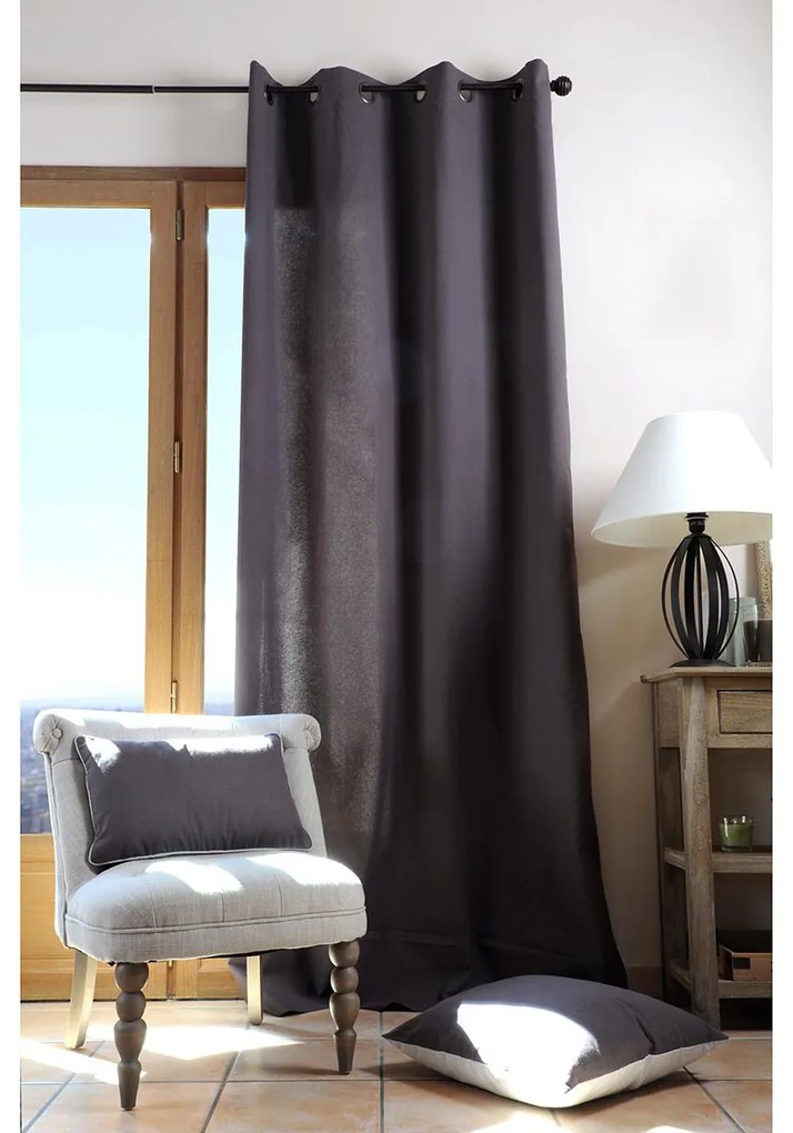 Κουρτίνα (135x240) Με Τρουκς S-F Duo Gris R61490005