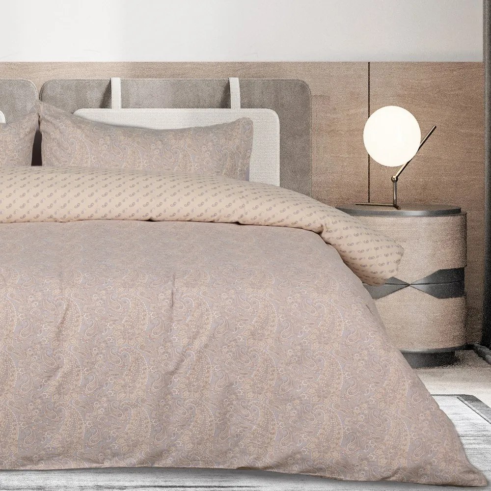 Σεντόνια Φανελένια Happy 9680 (Σετ 3τμχ) Yellow-Grey Das Home Μονό 170x260cm 100% Βαμβακερή Φανέλα