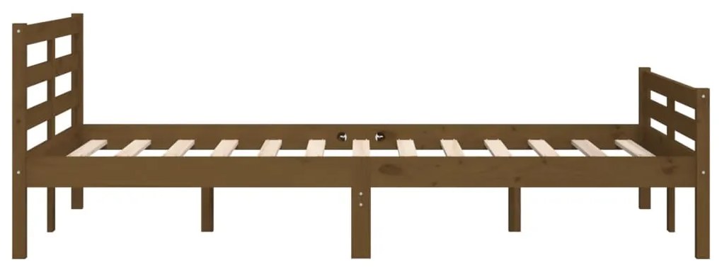 Πλαίσιο Κρεβατιού Μελί 150 x 200 εκ. Μασίφ Ξύλο King Size 814827