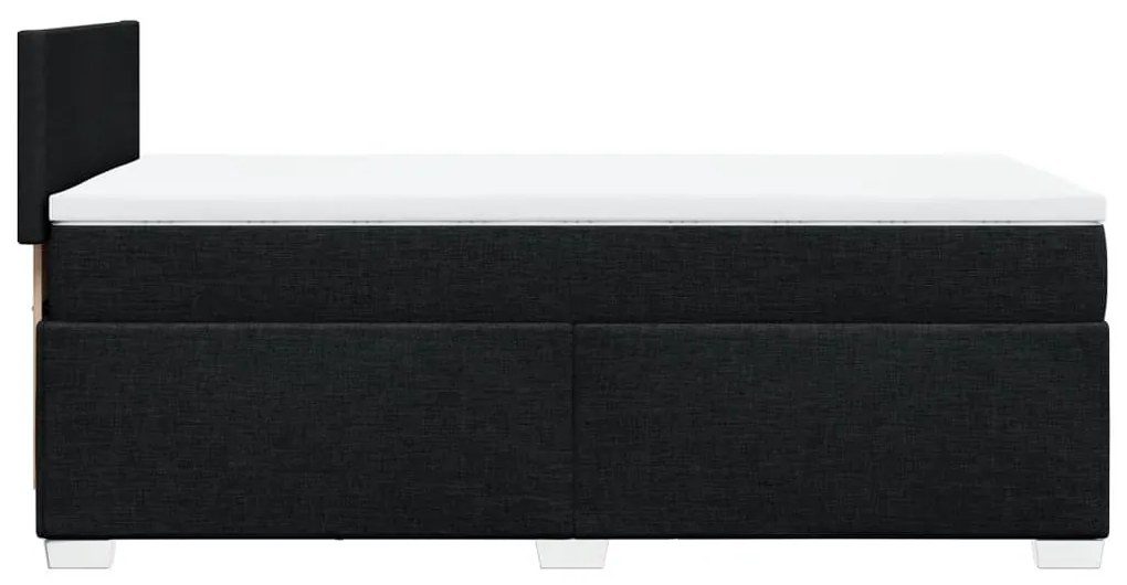 ΚΡΕΒΑΤΙ BOXSPRING ΜΕ ΣΤΡΩΜΑ ΜΑΥΡΟ 100 X 200 ΕΚ. ΥΦΑΣΜΑΤΙΝΟ 3288094