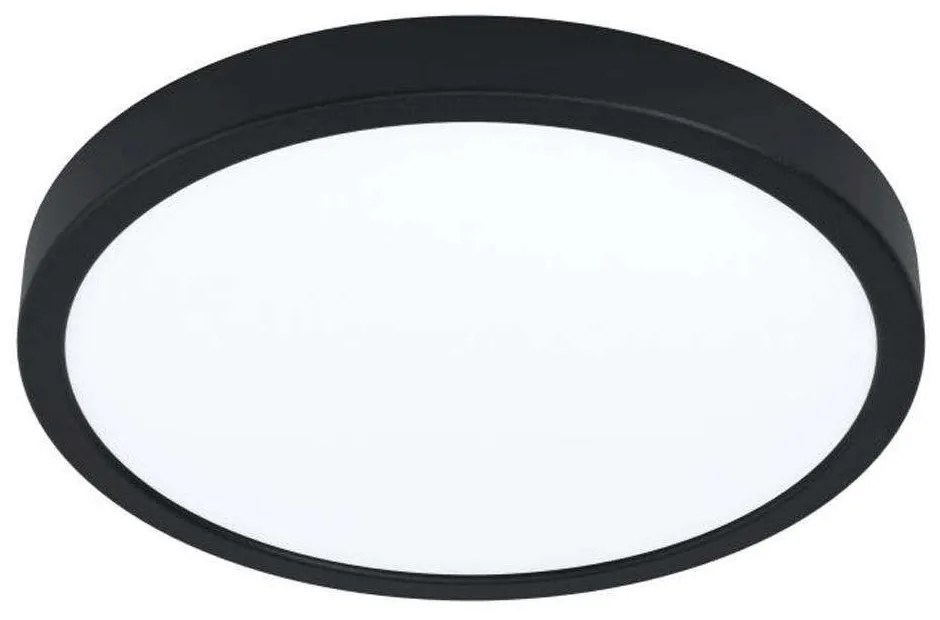 Φωτιστικό Οροφής-Πλαφονιέρα Fueva-Z 98847 28,5x2,8cm Dimmable Led 19,5W Black Eglo Ατσάλι,Πλαστικό