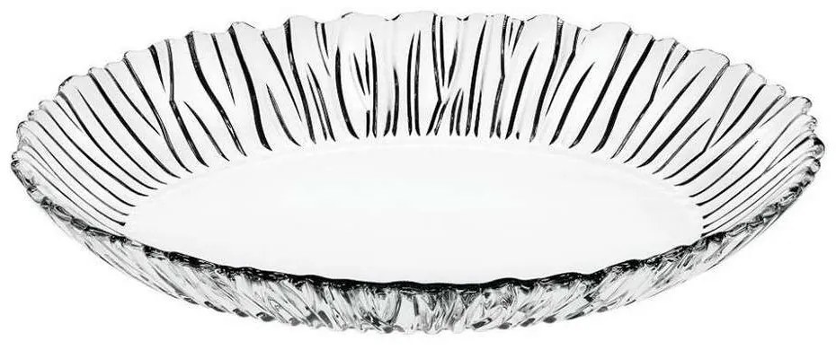 Πιατέλα Σερβιρίσματος Aurora SP10546G1 33x4,5cm Clear Espiel Glass