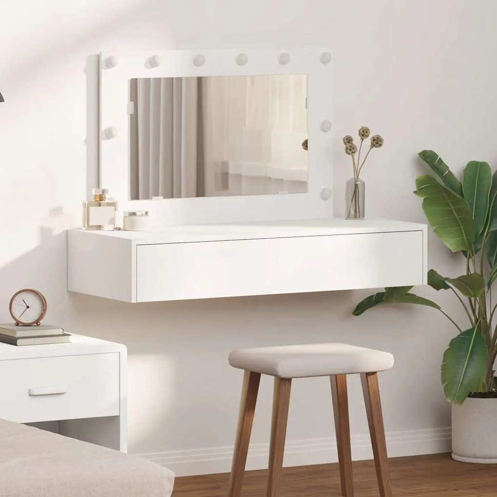 vidaXL Τραπέζι περιποίησης Λευκό 100 x 40 x 70 εκ. Επεξεργασμένο ξύλο