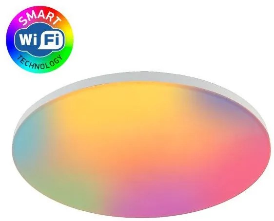 Πλαφονιέρα Φωτιστικό Οροφής LED 24W IP20 RGBW Λευκό 6820 Spotlight-6820-Λευκό 6820