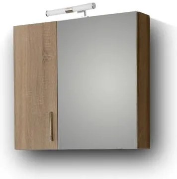 Σετ Επίπλου Mπάνιου SIENA 75 Sonoma Dark 75x46x160 εκ.