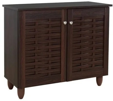 ΠΑΠΟΥΤΣΟΘΗΚΗ-ΝΤΟΥΛΑΠΙ ΞΥΛΙΝΗ CASSIOPE HM2208.01 WENGE 77Χ34Χ63Υεκ.