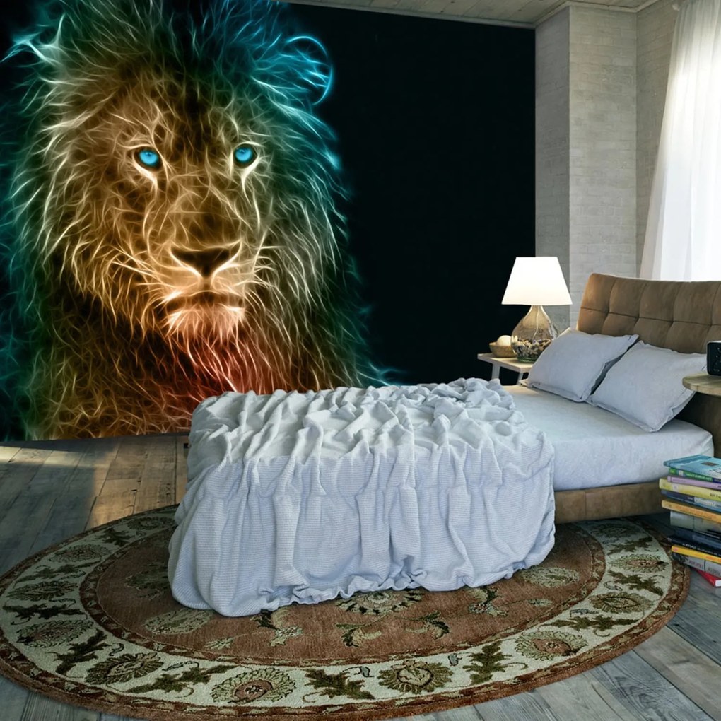 Φωτοταπετσαρία - Abstract lion 250x175