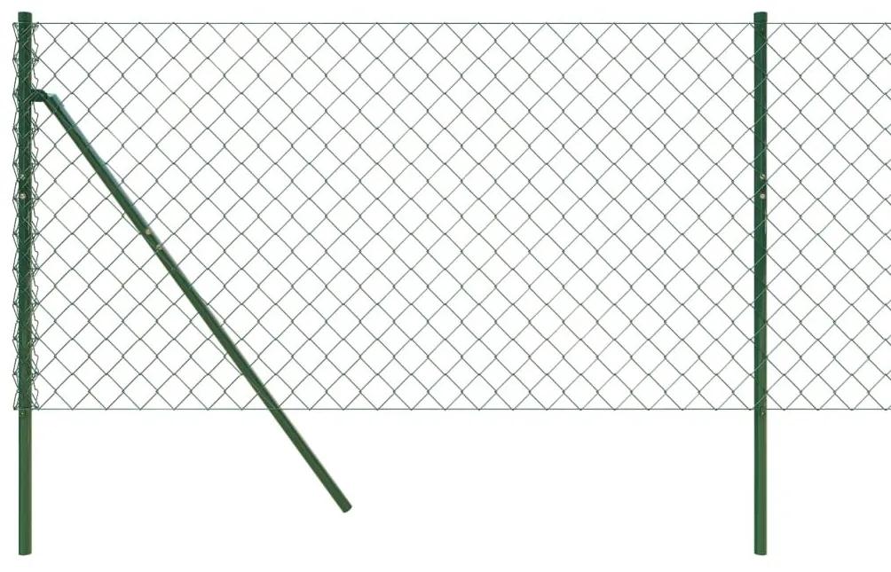 Συρματόπλεγμα Περίφραξης Πράσινο 1,1 x 10 μ. με Στύλους - Πράσινο