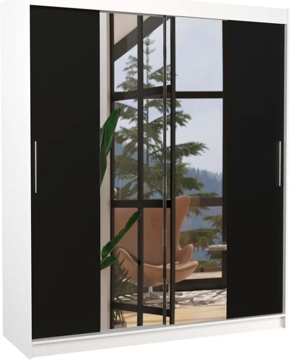 Ντουλάπα Kennedy 180 συρόμενη-Leuko-Mauro