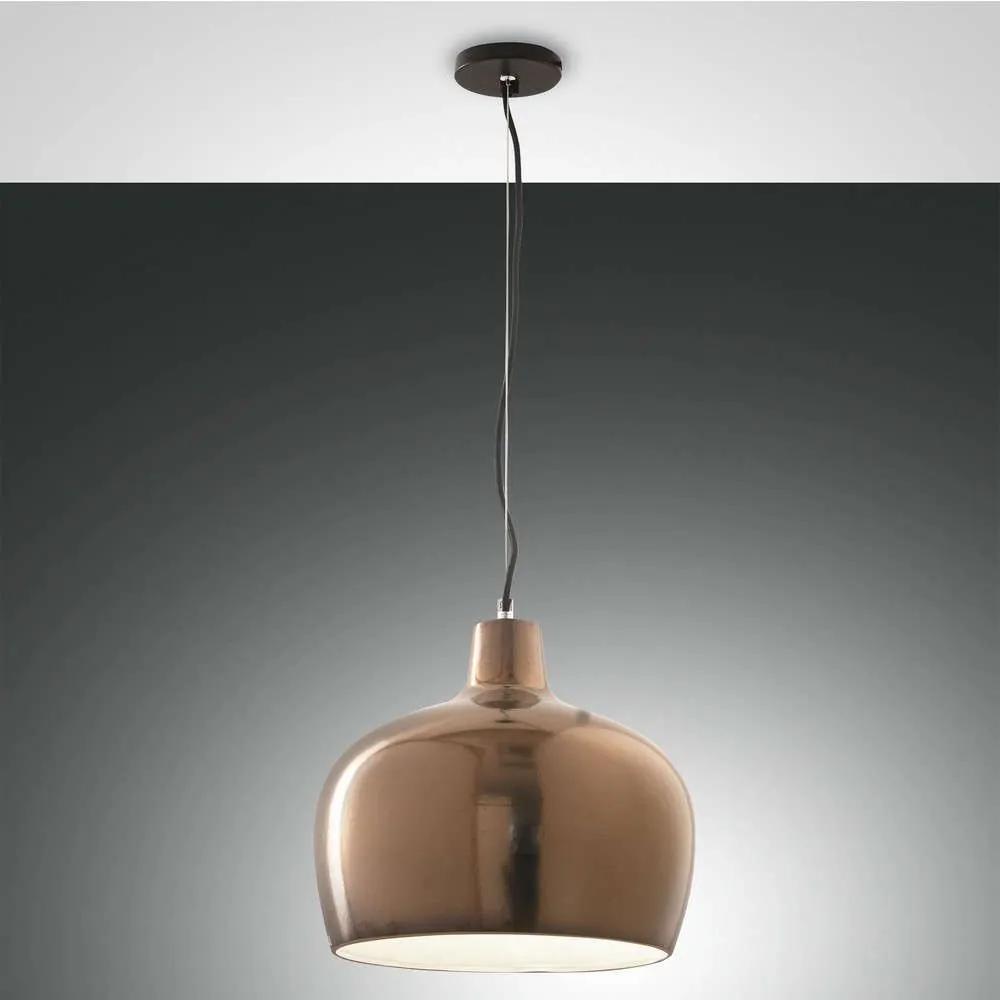 Φωτιστικό Οροφής Glossy 3610-45-179 Bronze Fabas Luce Μέταλλο,Κεραμικό