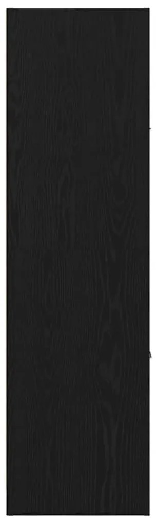 vidaXL Φαρμακοποιϊκή Ντουλάπα Μαύρη δρυς 40 x 41 x 144.5 εκ.