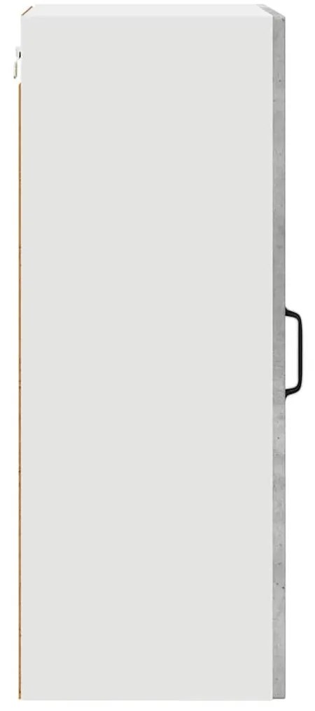 vidaXL Ντουλάπα Κουζίνας με ράφι Σκυρόδεμα Γκρι 40 x 31 x 80 εκ.