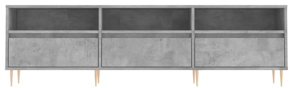 vidaXL Έπιπλο Τηλεόρασης Γκρι Σκυρ. 150x30x44,5 εκ. Επεξ. Ξύλο