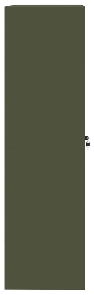 vidaXL Ντουλάπι αποθήκευσης 2 pcs Ελιά Πράσινη 90 x 40 x 140 cm