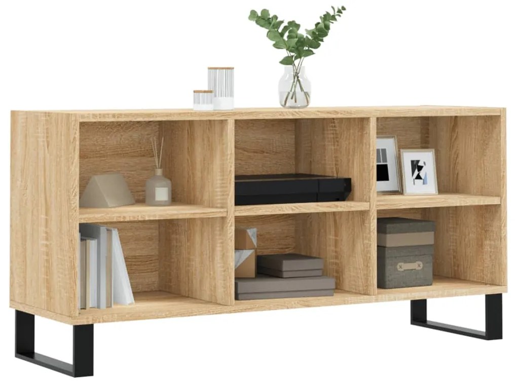 vidaXL Έπιπλο Τηλεόρασης Sonoma Δρυς 103,5 x 30 x 50 εκ. Επεξεργ. Ξύλο