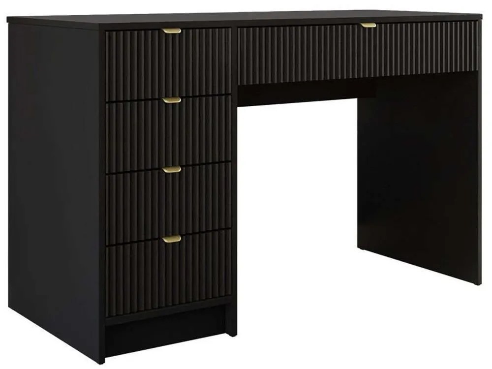 Γραφείο Tireno 162649929 120x55x76cm Black-Gold