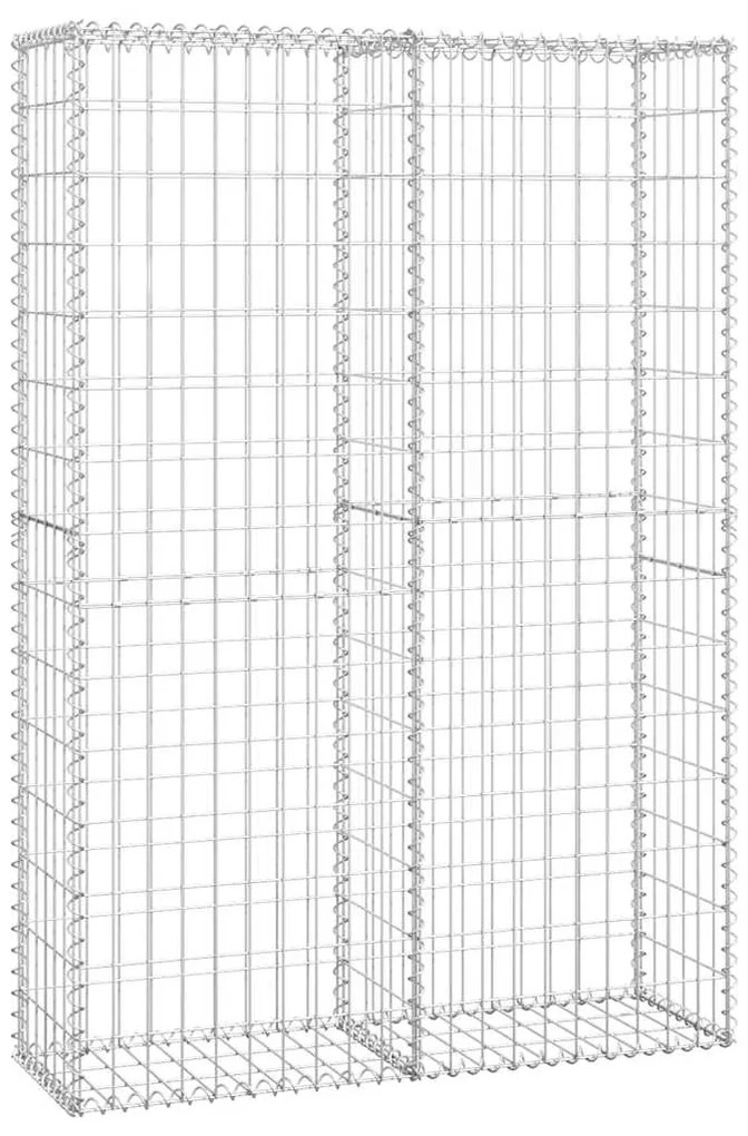 vidaXL Συρματοκιβώτιο με Καπάκια 150 x 100 x 30 εκ. Γαλβανισμένο Σύρμα