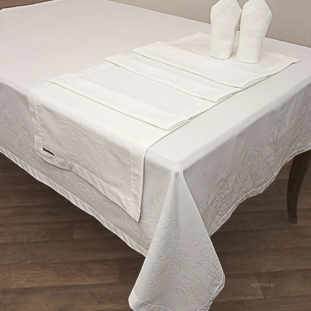 Τραπεζομάντηλο (165x260) Anna Riska 2410 White