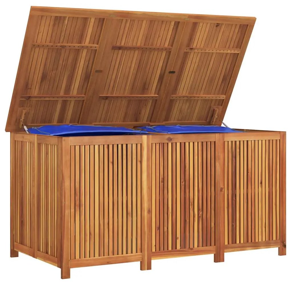 vidaXL Μπαούλο Αποθήκευσης Κήπου 150x80x75 εκ. από Μασίφ Ξύλο Ακακίας