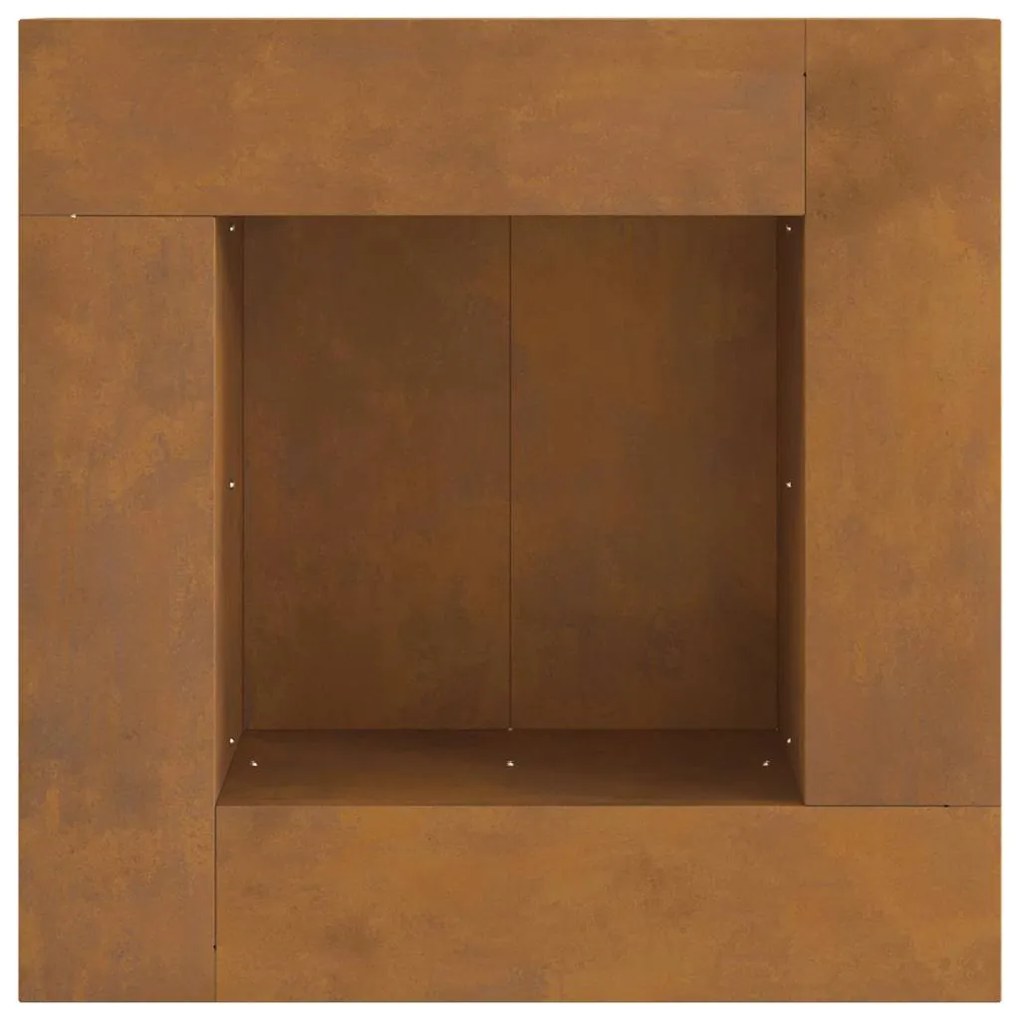 vidaXL Φωτιά Καφέ 60 x 60 x 30 cm Ατσάλι σκληρυθέν στον αέρα