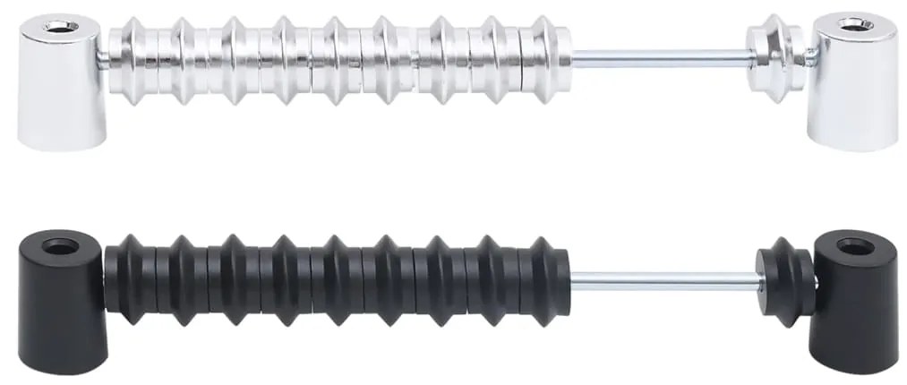 vidaXL Μετρητές Σκορ για Ποδοσφαιράκι 2 τεμ. Μαύρο και Ασημί