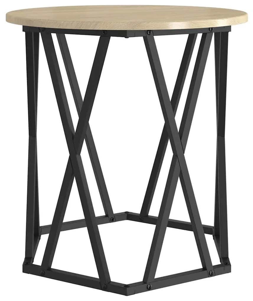 vidaXL Τραπεζάκι σαλονιού 2 pcs Sonoma Δρυς 50 x 50 x 50 cm