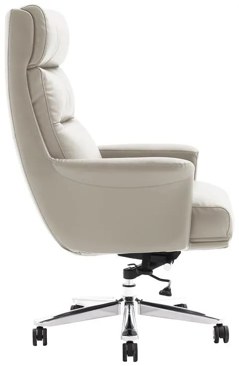 Καρέκλα γραφείου διευθυντή Nagal PU σε μπεζ απόχρωση 71x73x117-123εκ 71x73x123 εκ.