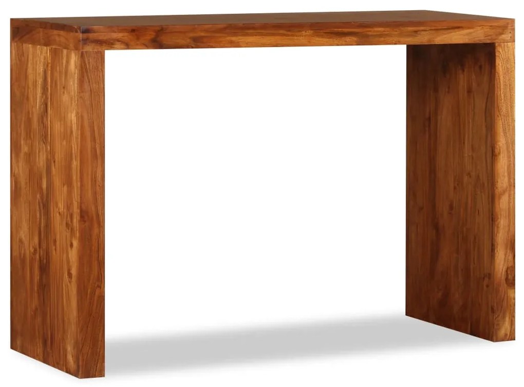 vidaXL Τραπέζι Κονσόλας 110x40x76 εκ. Μασίφ Ξύλο με Μελί Φινίρισμα
