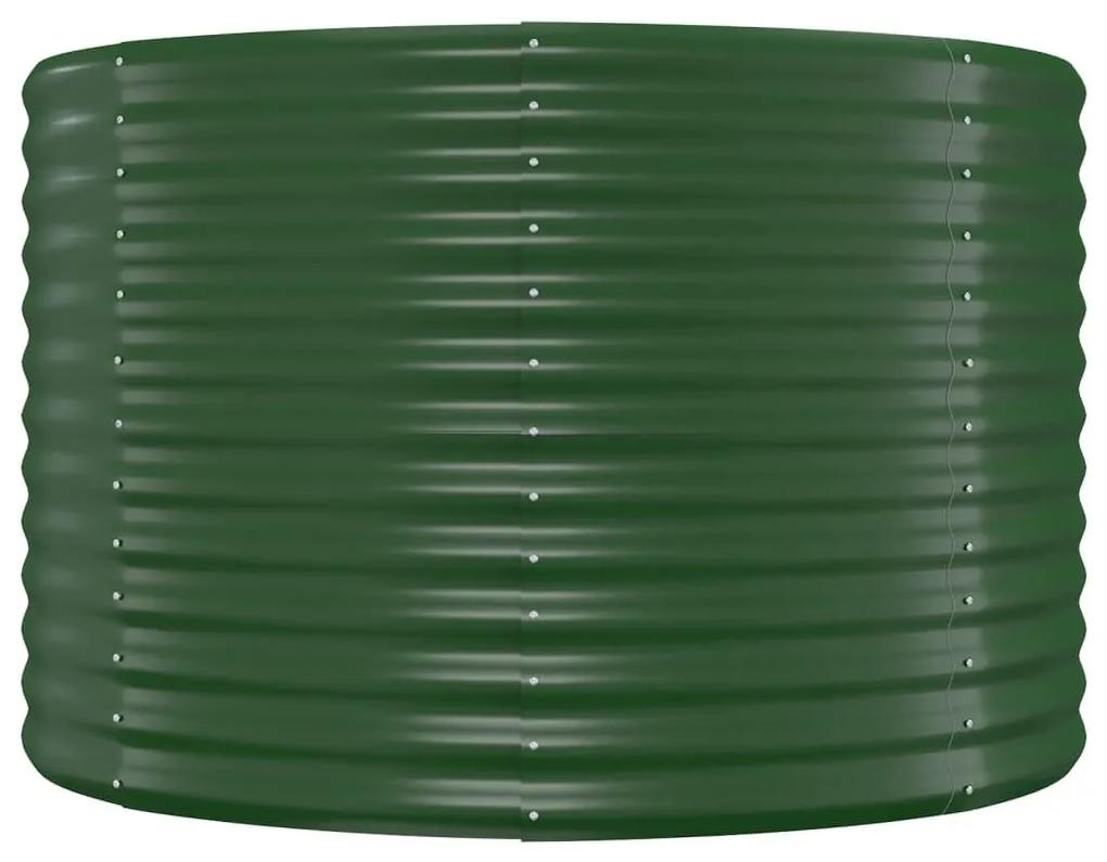 Ζαρντινιέρα Πράσινο 554x100x68εκ. Ατσάλι με Ηλεκτρ.Βαφή Πούδρας - Πράσινο