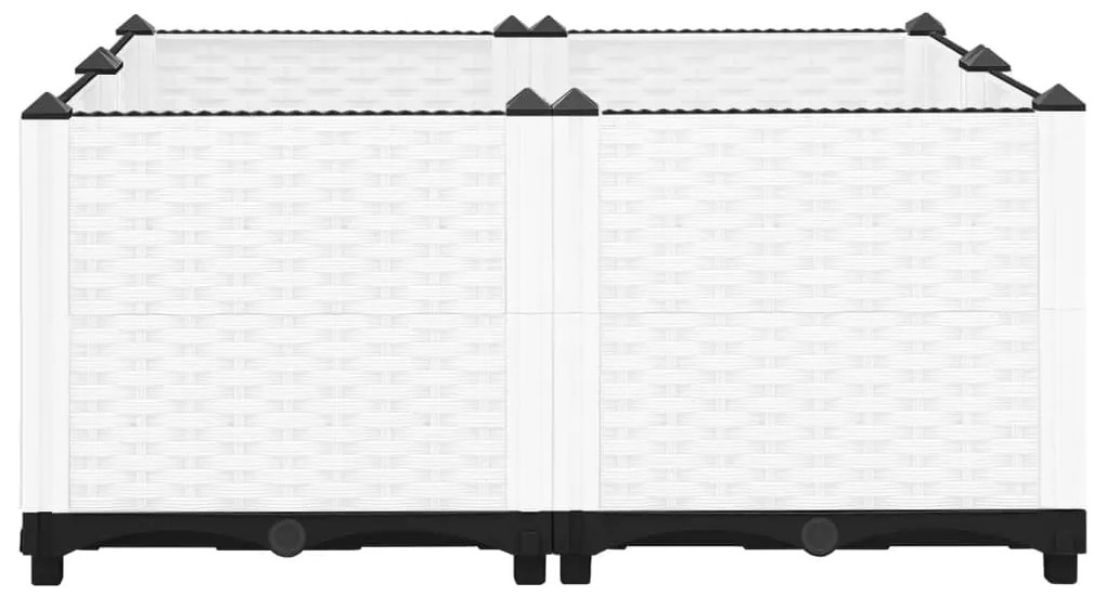 vidaXL Ζαρντινιέρα 80 x 80 x 38 εκ. από Πολυπροπυλένιο