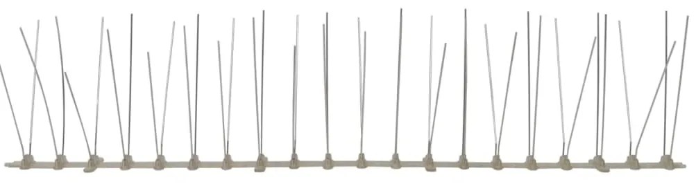 vidaXL Απωθητικές Ακίδες Περιστεριών 4 Σειρών Σετ των 6 3 μ. Πλαστικές