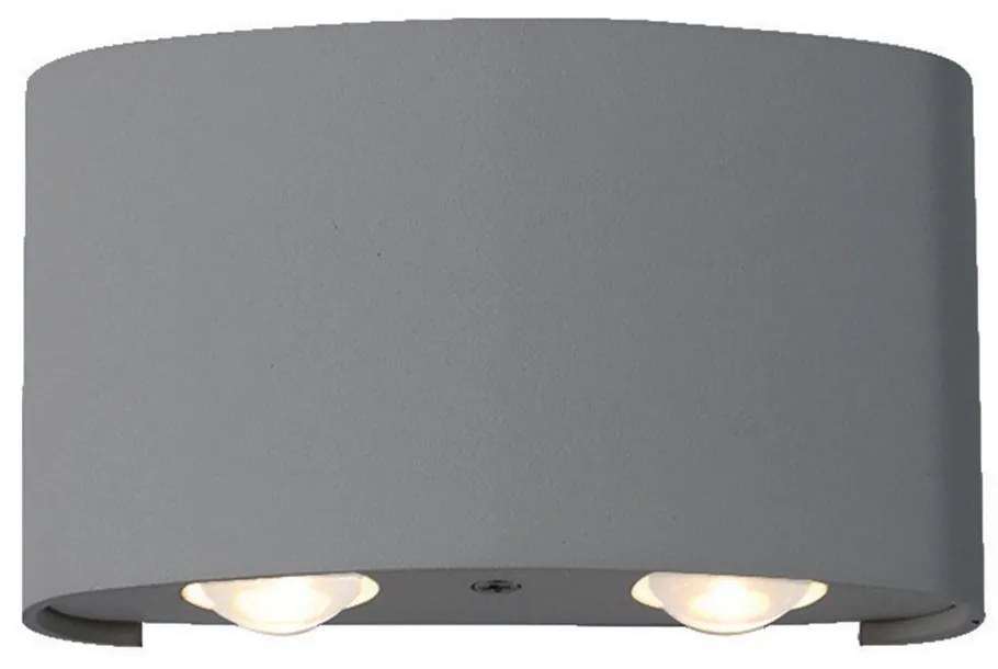 Φωτιστικό Τοίχου-Απλίκα Twist 4211001 Anthracite Viokef Aluminium