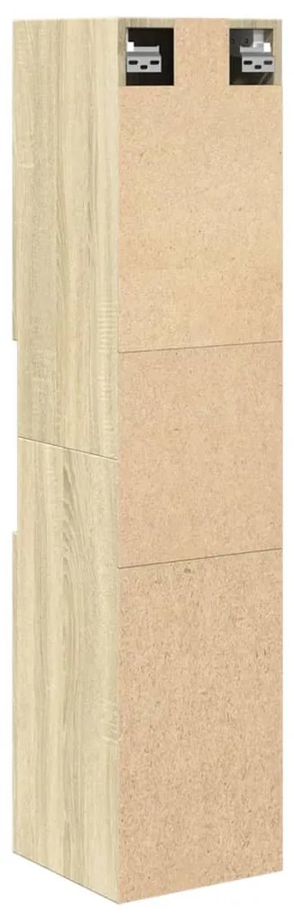 Στήλη Μπάνιου Sonoma Δρυς 30 x 30 x 130 εκ. από Επεξ. Ξύλο 849635