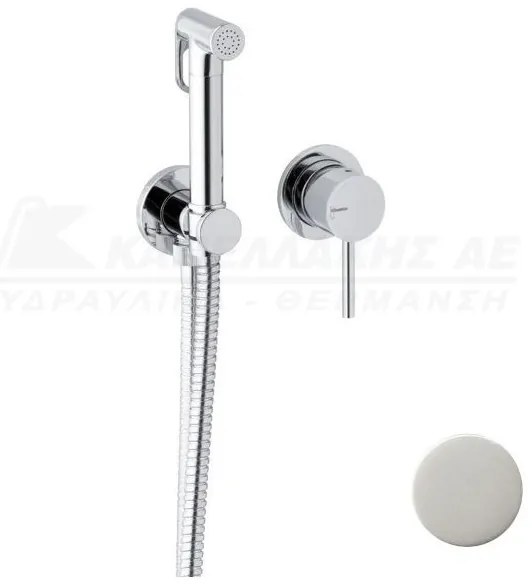 Zanetti Chini ΜΠΑΤΑΡΙΑ ΜΠΙΝΤΕ ZC5 ΕΝΤΟΙΧΙΖΟΜΕΝΗ BRUSHED INOX ZANETTI KANEL-494.ZC500201NS