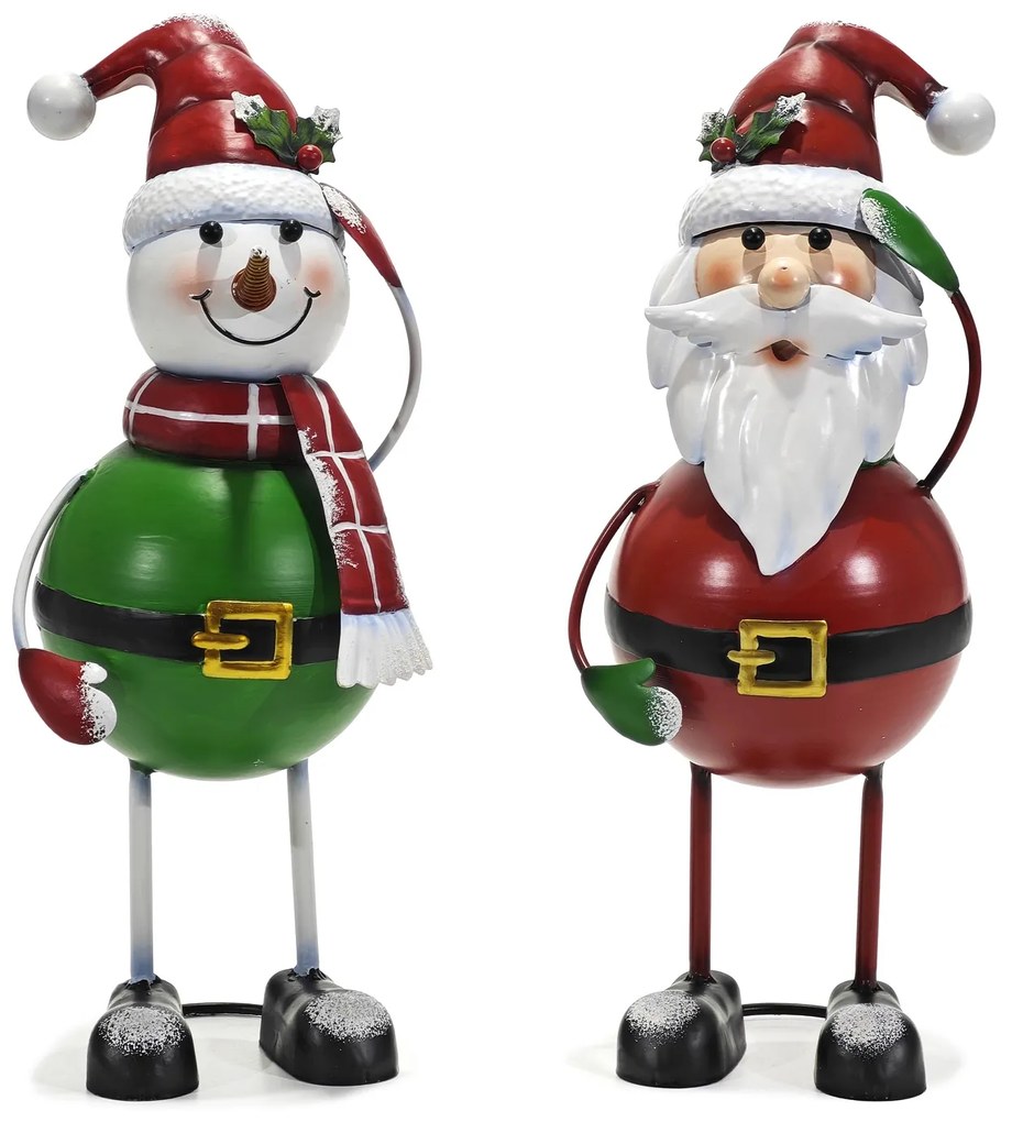 Χριστουγεννιάτικη Διακόσμηση Κήπου Χαρακτήρες 37cm Σε 2 Σχέδια