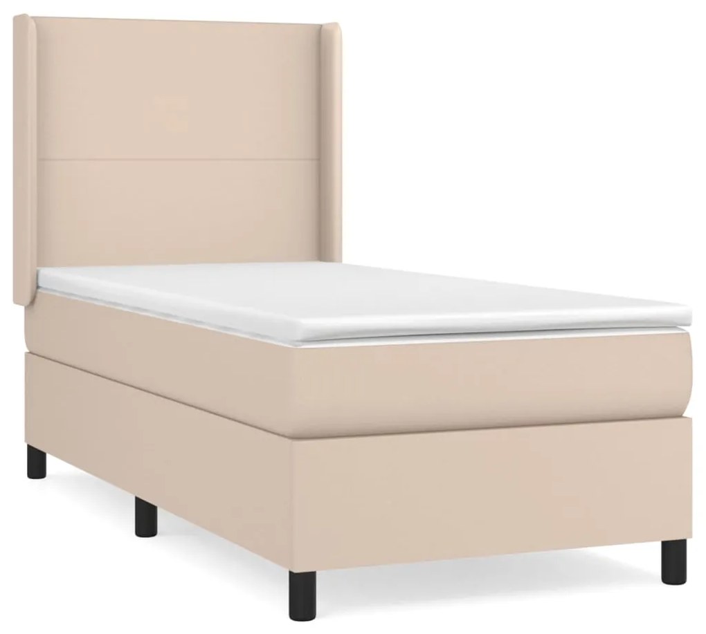 ΚΡΕΒΑΤΙ BOXSPRING ΜΕ ΣΤΡΩΜΑ ΚΑΠΟΥΤΣΙΝΟ 80X200 ΕΚ. ΣΥΝΘ. ΔΕΡΜΑ 3132350