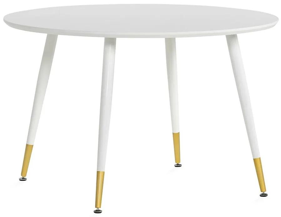 Τραπέζι Charleston 258, Ορείχαλκος, Άσπρο, 75cm, 26 kg, Ινοσανίδες μέσης πυκνότητας, Μέταλλο | Epipla1.gr