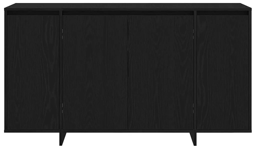 vidaXL Πλαϊνό γραφείο Μαύρη δρυς 135 x 41 x 69 cm Επεξεργασμένο ξύλο