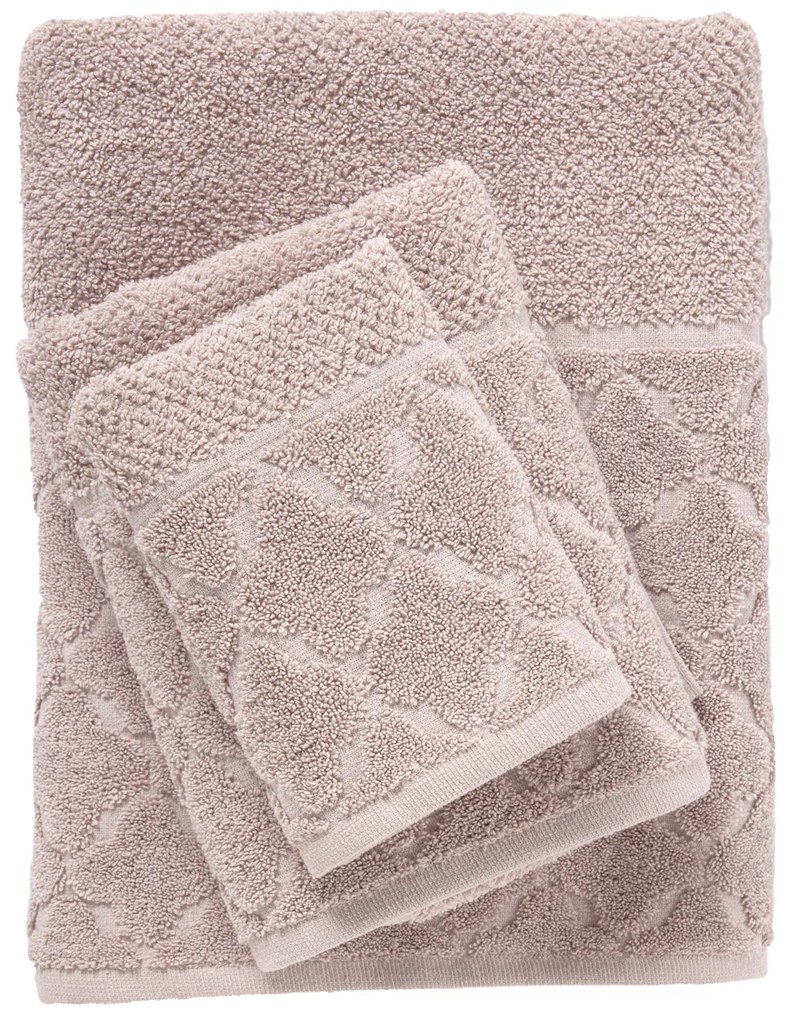 Σετ Πετσέτες 3τμχ Polycotton Best 0790 Γκρι Das Home