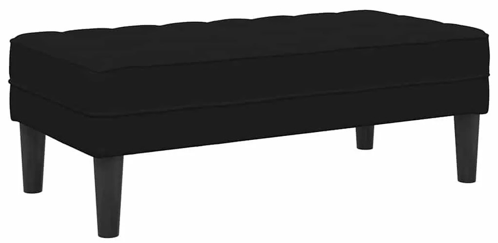 vidaXL Σετ Καναπέ 2 pcs Μαύρο 173 x 131 x 67 εκ Βελούδο