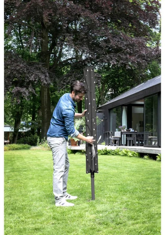 Brabantia Lift-O-Matic outdoor space 1003467, 50 m, Ρυθμιζόμενο ύψος, Μεταλλική ακίδα εκσκαφής, Θήκη, Τσάντα με κλιπς, Ανθεκτικό στη διάβρωση, Μαύρο