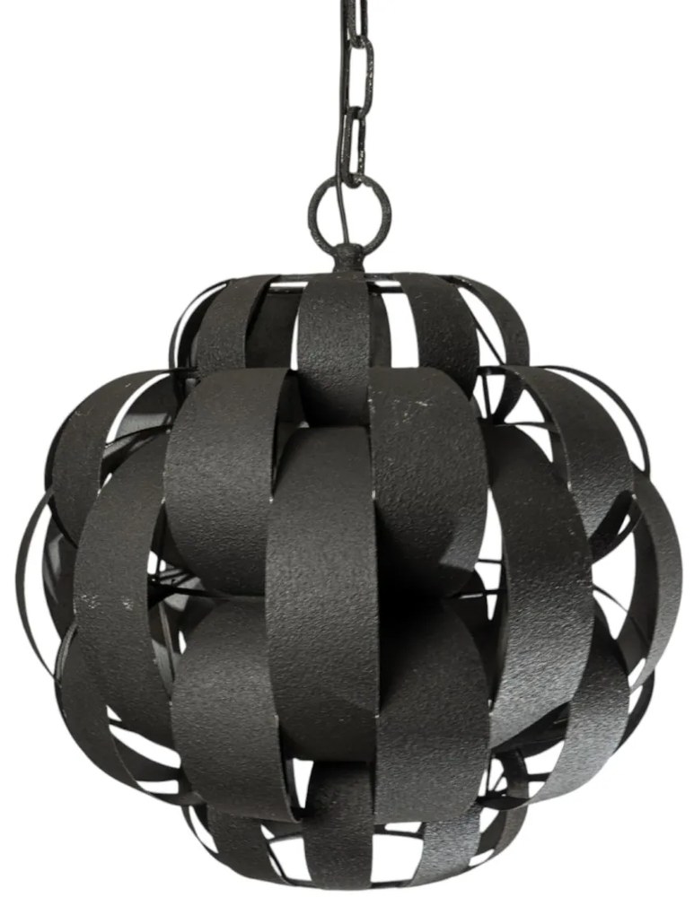Φωτιστικό Οροφής Μεταλλικό Μαύρο 42x42x44εκ. Zen Collection 25.16.51591