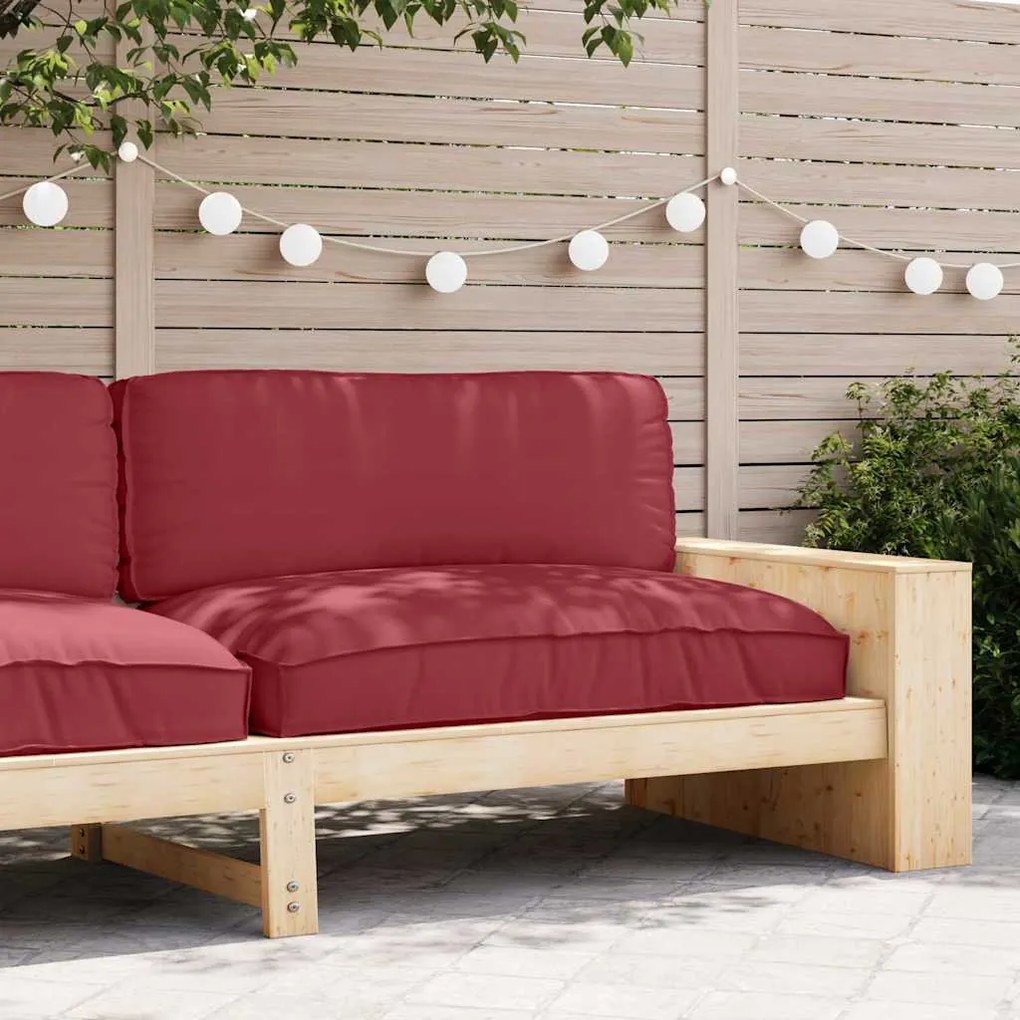 vidaXL Μαξιλάρι παλέτας για κάθισμα Κόκκινο 120 x 80 x 12 cm