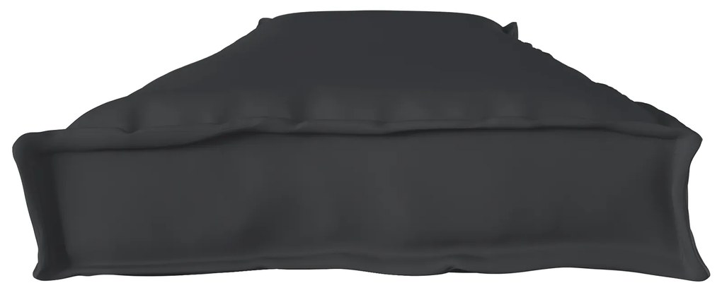 vidaXL Cushion για Παλέτα για Παγκάκι Μαύρο 180x40x8 εκ. από Υφασμα Oxford