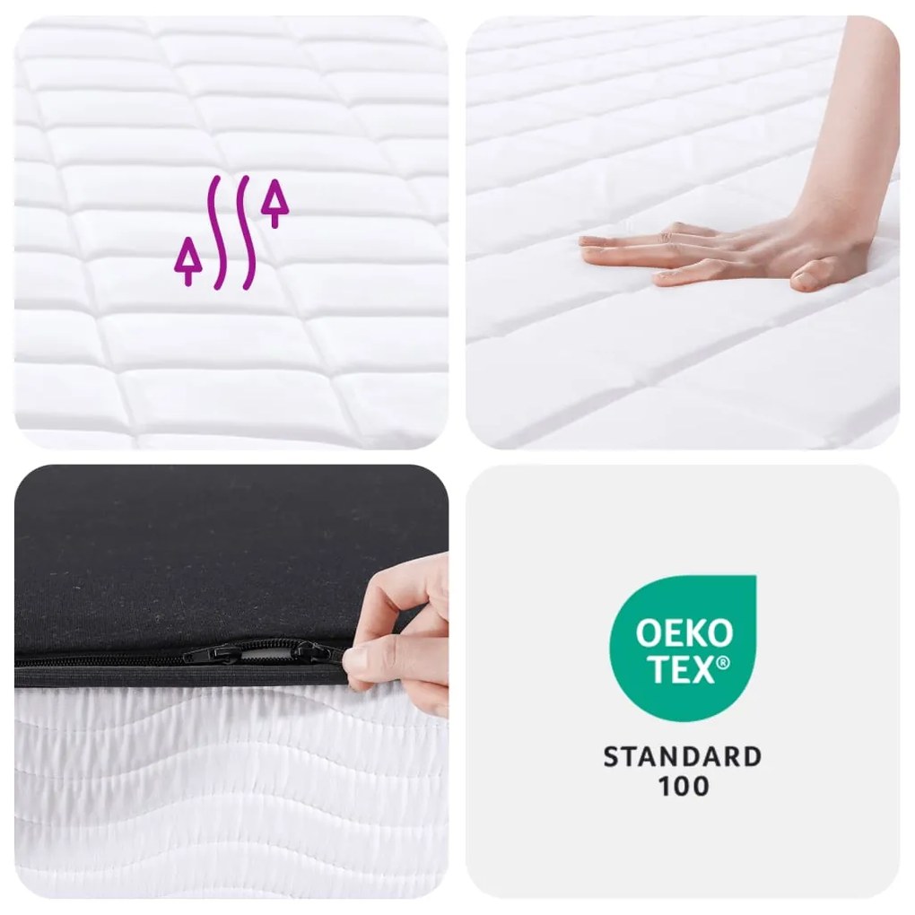 Στρώμα Αφρού Medium Soft 90x200 εκ. - Λευκό