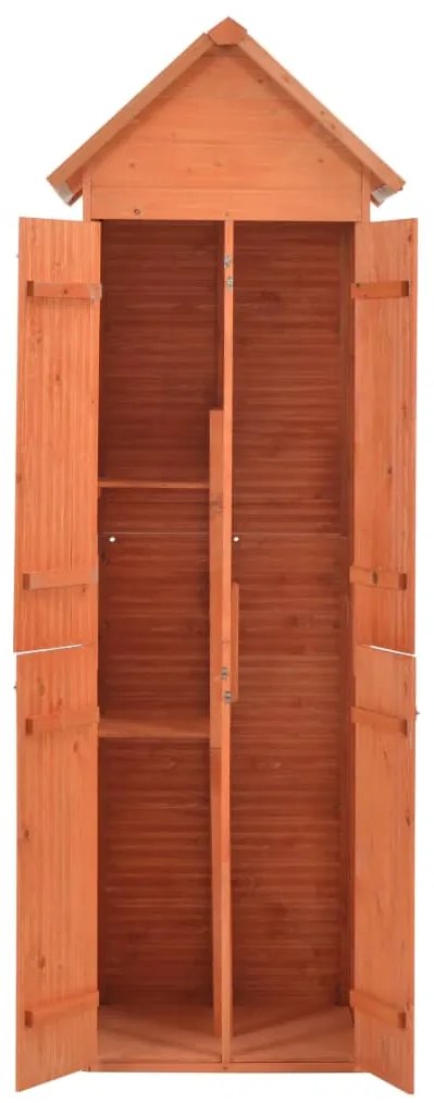vidaXL Αποθήκη Κήπου 71 x 60 x 213 εκ. Ξύλινη